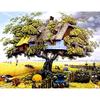 5D Алмазная картина Большой дом на дереве Алмазная вышивка Крестом Горный хрусталь Мозаика Картина