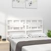 VidaXL Headboard White 205.5x4x100 Cm Solid Pine Wood 818061