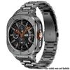 Модификационный комплект из нержавеющей стали для Samsung Galaxy Watch Ultra (2026, 47 мм), Металлический корпус и ремешок, устойчивые к падениям, совместимые с G