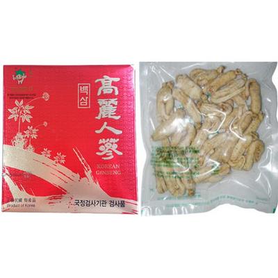 Корейский женьшень сушеный женьшень белый женьшень 4-летний зерновой женьшень 2-го класса 30 корней 300 г, 300 г, 1 шт.