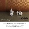 Серьги-гвоздики Moomin Limited Snufkin Nyoronyoro 2P Binaural 925 Silver Official Character Goods [МУМИНЬ]