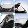 Easy Installation Windshield Snow Cover 200x70cm Windshield Protector  Winter Season