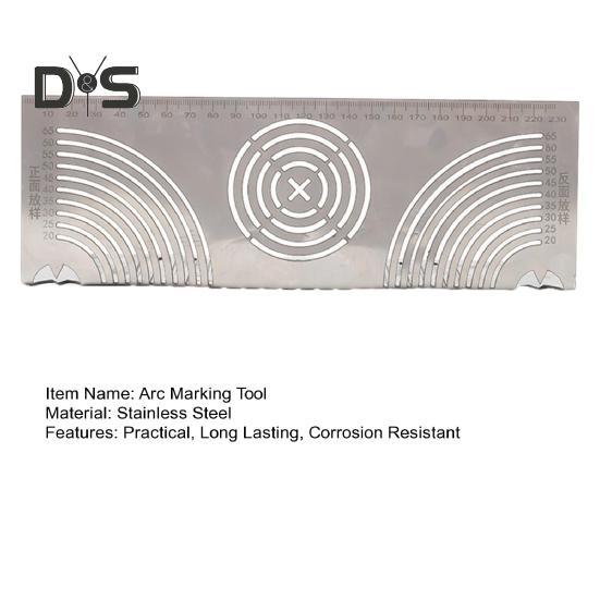 Инструмент для маркировки угловой дуги, регулируемый линейный дуговой разметчик двойного назначения, многоцелевой инструмент для маркировки металла для металлообработки, машиностроения, строительства