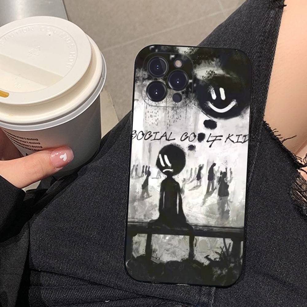 Rapper B-BENY JR Phone Case for iPhone 16 Pro Max 15 17 Plus 14 13 12 Mini 11 Black Cover