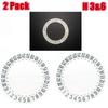 2x Date Indicator Date Wheel Disc Plate 2557 H3/H6 For ETA 2804-2 2824-2 2892A2 Watch Plate Replacement Accessories