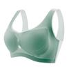 Women's Bra Sexy Solid Color Seamless Large Size Ice Silk Unwired Bra Vest Bralette Women Lingerie