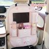 Car storage bag Cartoon car seat storage bag Hanging bag Car multi-functional storage box Trash can