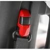 Car Seat Belt Buckle Adjust Frame Trim For Ford F150 F-150 2015- Bright Red