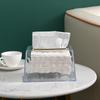 Clear Tissue Cover Napkin Dispenser Paper Storage Holder Box