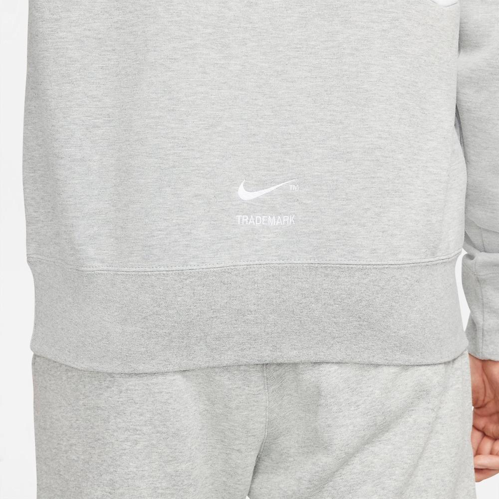 Nike Спортивная толстовка с капюшоном Swoosh Темно-серый меланж DD8223-063