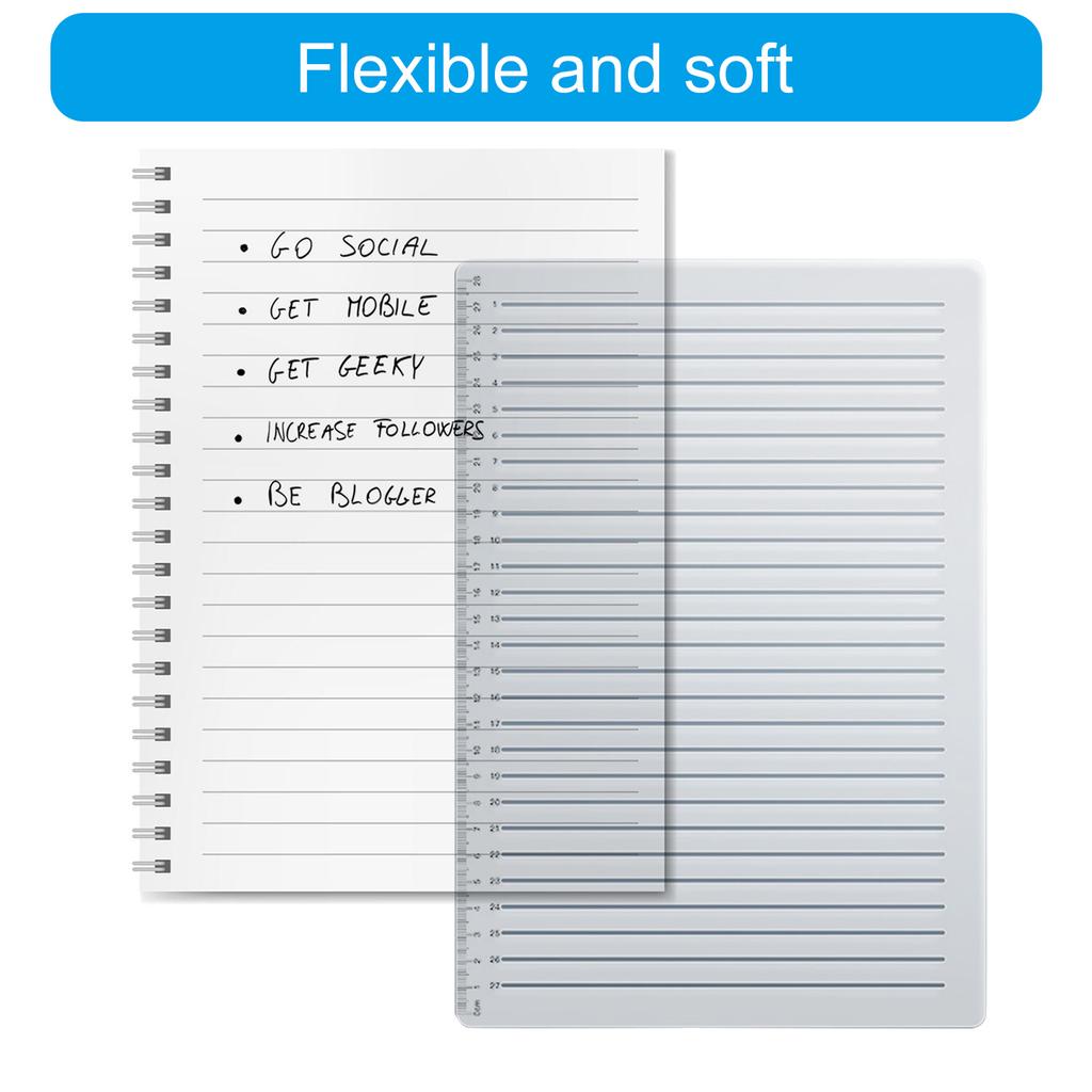 Straight Line Stencil Templates Line Drawing Stencil Lettering Guide Templates College Ruled Spacing 27/30/33 Line Scale
