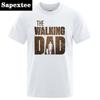 The Walking Dad Funny Street Printed T-Shirts Men Fashion Summer Tshirt Loose Oversized Cotton Short Sleeves Casual Hip Hop Tees