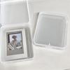 Transparent Plastic Storage Box Pocards Small Card Storage Box Organizer Box