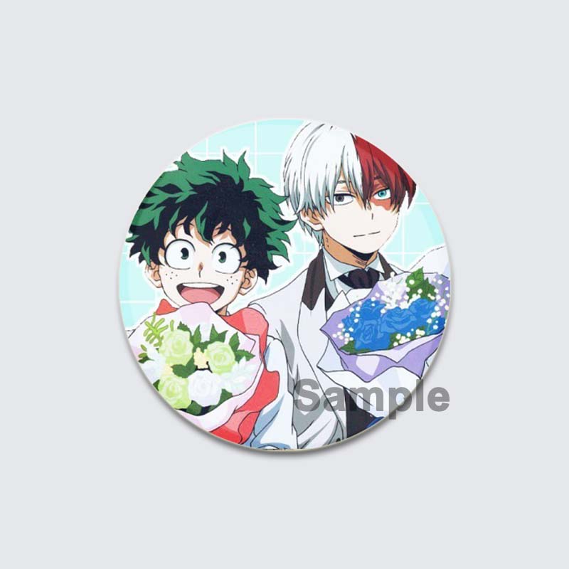 32/44/58 мм аниме значок Моя геройская академия Мидория Изуку/Бакуго Катсуки/Тодороки Шото мультфильм брошь булавки рюкзак одежда аксессуары подарок