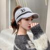 Зима Универсальная бейсболка без верха для женщин с защитой ушей