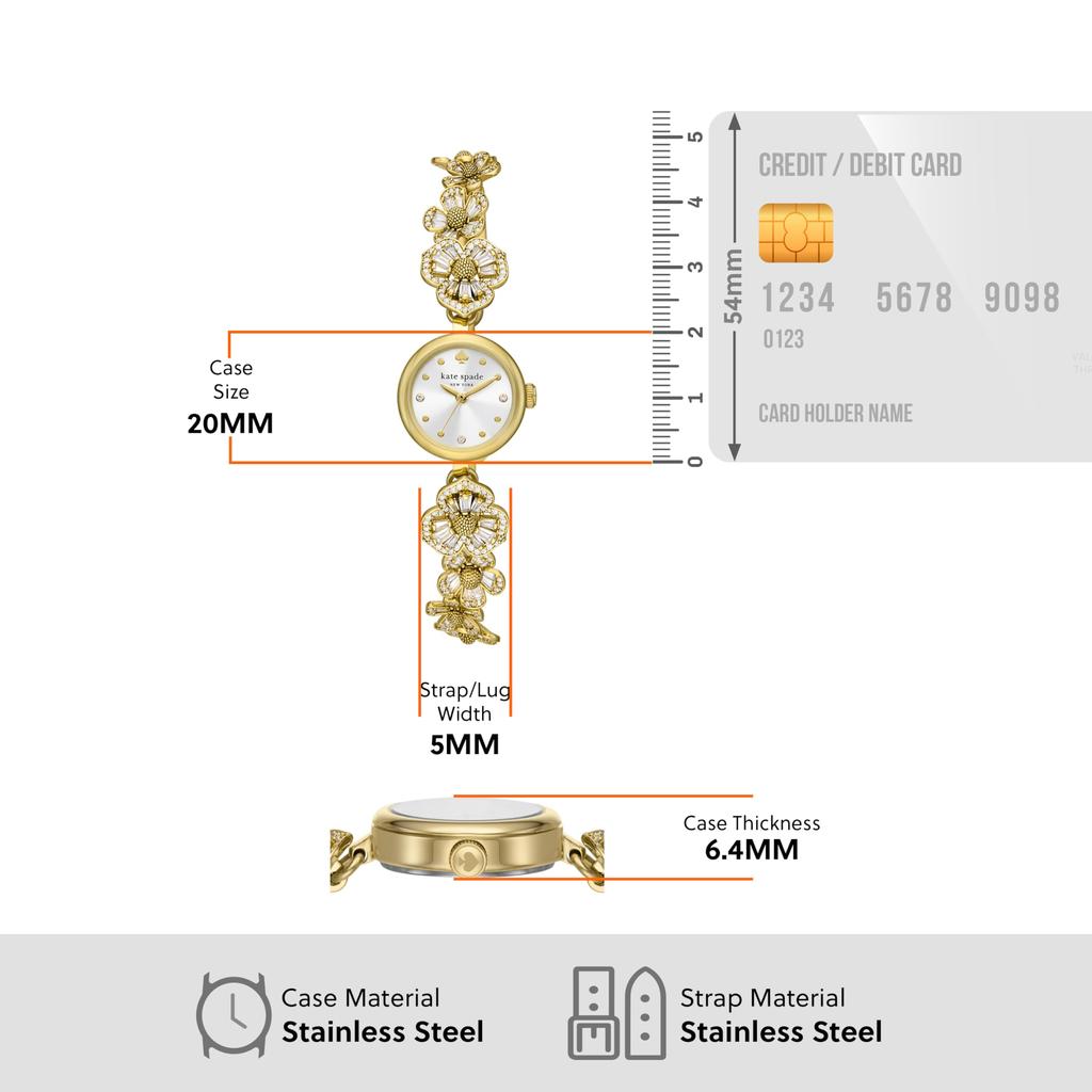 Spade New Watch MONROE KSW1828 Gold [Kate York] Женские