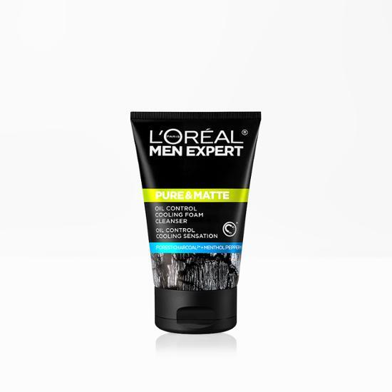 L'Oréal Paris Men Pure & Matte Charcoal Powder Cleansing Foam 100ml