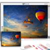 5D Diamond Painting Full Diamond Hot Air Balloon Diamond Painting Handmade Diy Diamond Mosaic Painting Home Decoration