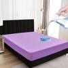 Супер 100% водонепроницаемый чехол для матраса с шлифовальной эластичной лентой, дышащий комплект постельного белья с защитой от клещей (Нет наволочки)