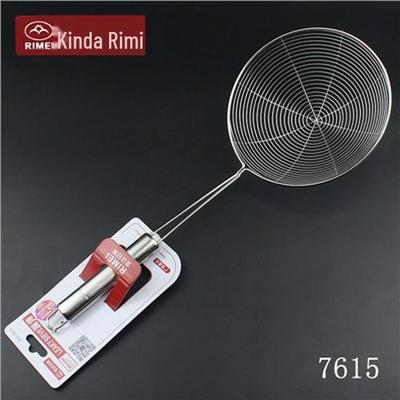 Jinda Rimei 7615 Сверхбольшой скиммер из нержавеющей стали, половник для лапши, ложка-фильтр, скиммер для масла с ручкой