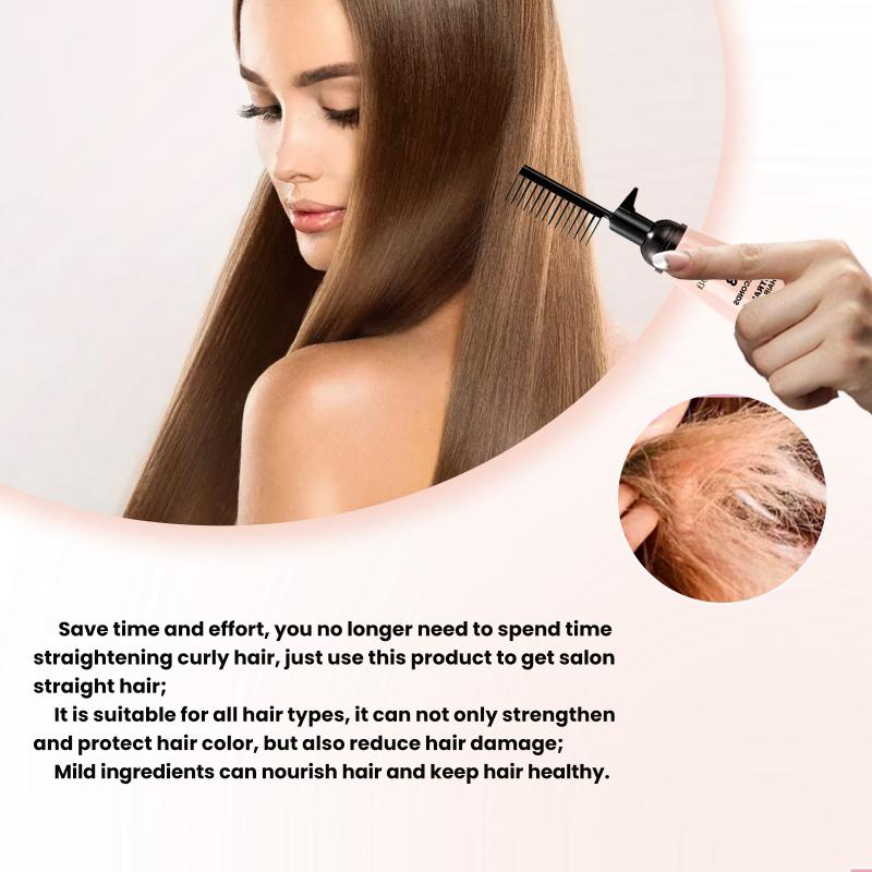 Крем для выпрямления волос с ароматом розы, гладкие и не спутывающиеся волосы, восстановление сухих, вьющихся и секущихся кончиков, легкий и увлажняющий уход за волосами