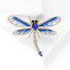 Enamel Brooch Original Jewelry For Blazer Rhinestone Brooch Vivid Dragonfly Brooch For Blazer Friend Gatherings Sweater