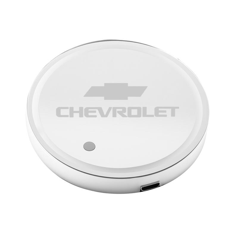 wzpc7 Car Coasters USB Charging Anti-slip Cup Pad Seven-color LED Auto Interior Ambient Light For Chevrolet Spark Captiva Cruze SS Z71