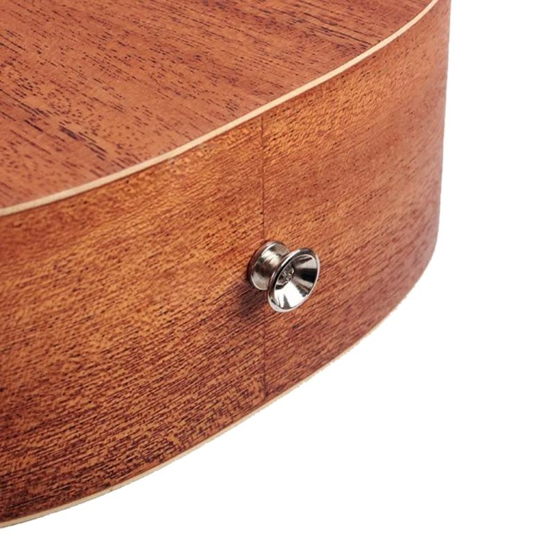 2 Pack Strap Lock Buttons Guitar Hardware Strap Lock Buttons Iron Texture Guitar Strap Buttons Present for Bass Players