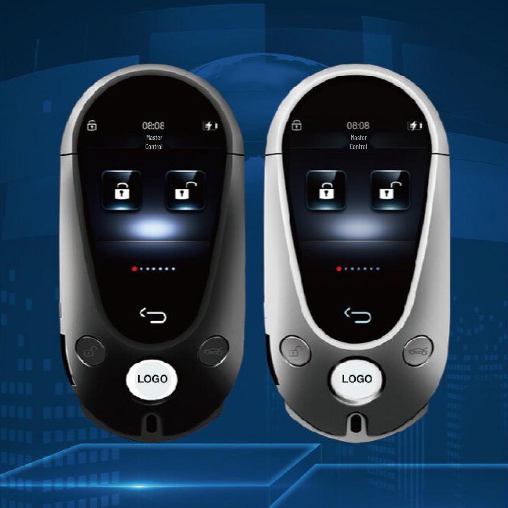 Универсальный автомобильный ключ с ЖК-дисплеем и функцией бесключевого доступа