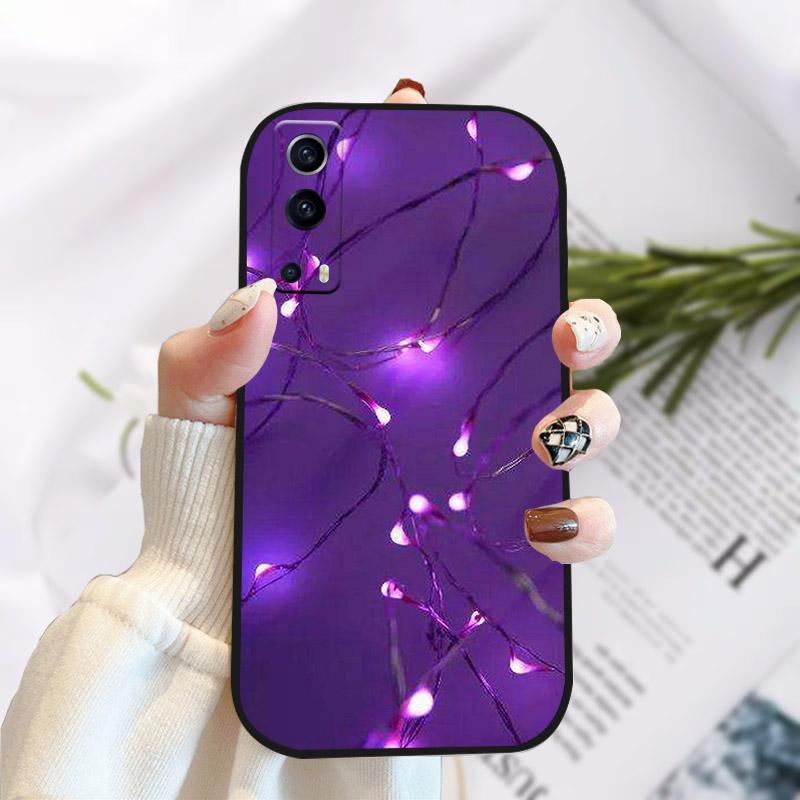 Чехол-крышка для Vivo Y72 Y52 5G, стильный, окрашенный, силиконовый, мягкий ТПУ, защитный корпус для телефона, для Vivo Y 72 52 5G, ударопрочный бампер