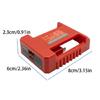 Прочные ABS USB-преобразователи аккумуляторов для PXBP300, PXBP60, PXBAT52 18В литий-ионных аккумуляторов Адаптер для путешествий Незаменимый аксессуар
