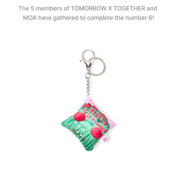 Предварительный заказ TXT 6th Anniversary TXT+MOA Cushion Key Ring