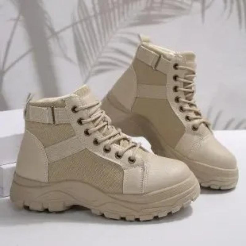 Fashion Women Short Boots Women Sneakers New High-top Sneakers Women Thick Bottom Heightening Casual Shoes 2025 Autumn Ankle Boots