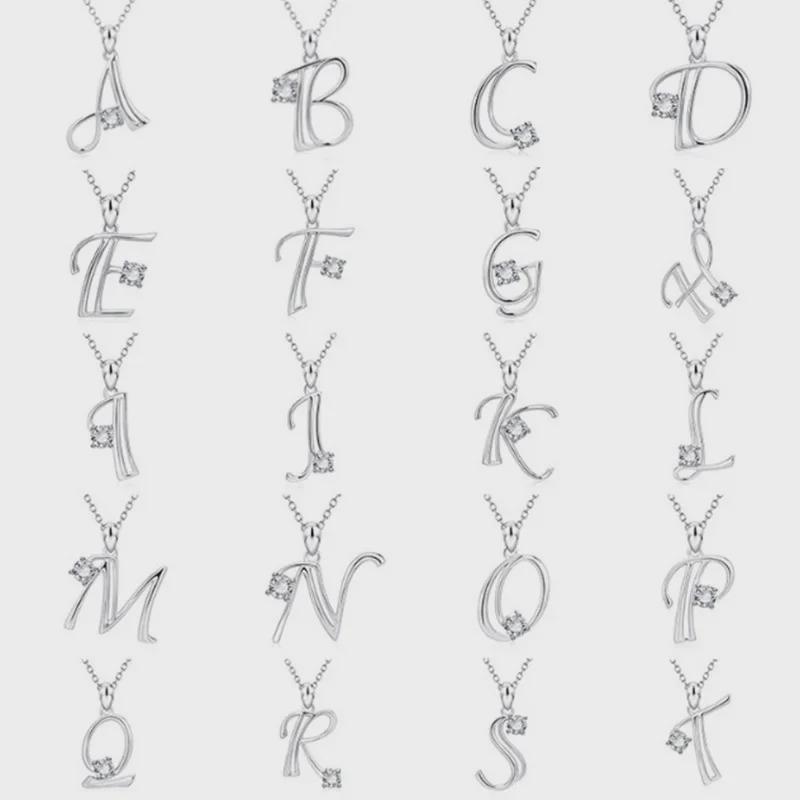Ожерелье с подвеской Weiya Wish Diamond Alphabet — модное и стильное