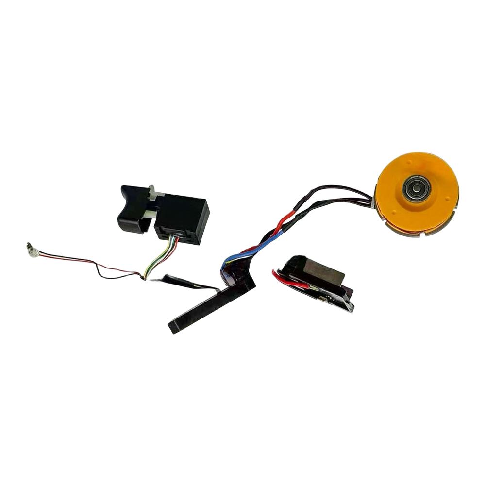 21V Brushless Motor Assembly For Lithium Drill With 13T Gear And Switch Control Board Replacement Part