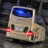 New 1/32 Alloy Single-layer Bus Car Model Toys Diecast Simulation Metal Business Bus Vehicle Sound Light Pull Back Children Gift Toy