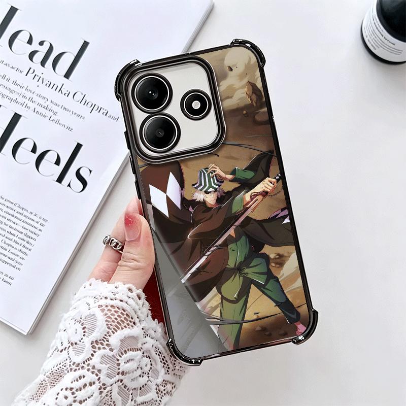Чехол для телефона с покрытием Bleach Kisuke Urahara для Xiaomi Redmi Note 14 15 Pro Plus 13 12 11 11S 11T 10 9S 9 5G, противоударный с подушкой безопасности