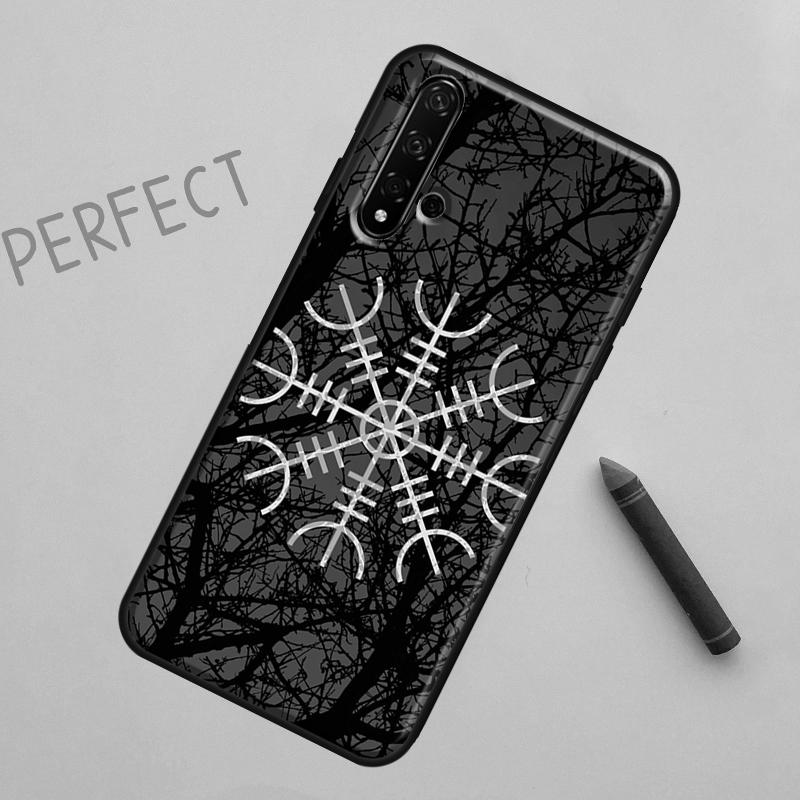 Чехол Лесные Скандинавские Руны Для Huawei P Smart 2019 Nova 5T 9 10 SE 3i 8i 11i Y60 Y61 Y70 Y90 P20 P40 Lite P30 Pro
