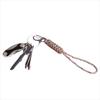 Snake Knot Paracord Keychain Anti-lost Chain Braided Woven Keychain  Emergency Survival