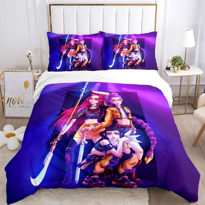 Fantasy Warriors Bedding 3 Piece Set Hd Print Duvet Cover Pillowcases For Teens Adult Bedroom Decoration Christmas Gift C9211243