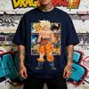 Anime Dragon Ball Z Goku Super Saiyan Manga Style Graphic Print T-shirt Men Women Streetwear Harajuku Fashion Cotton Casual Oversized Summer New Tee