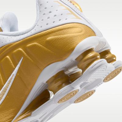 Nike Shox R4 Metallic Gold White (GS)
