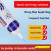 Strong Transparent Shoe Glue: Soft, Waterproof, Non-Hardening for Leather and Tire Repair