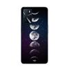 Чехол - Maniacase - Oppo A16 - Мягкий - Черный - Луна фаза ночь звезда