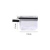 Transparent Mesh Storage Bag Zipper Coin Purse Travel Organizer Lipstick Makeup Bag File Bag ID Credit Card