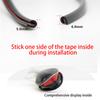 Автомобильные дверные защитные кромки StripTrim Styling Moulding Strip Rubber Scratch Protector Auto Door Universal Car Accessories