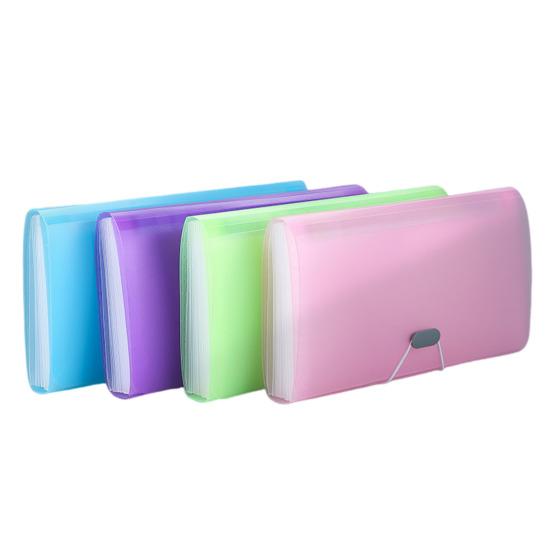 13-карманная папка-гармошка для файлов формата A4 Letter, большая емкость, держатель для бумажных документов, водонепроницаемый расширяющийся органайзер для файлов для школьных канцелярских принадлежностей