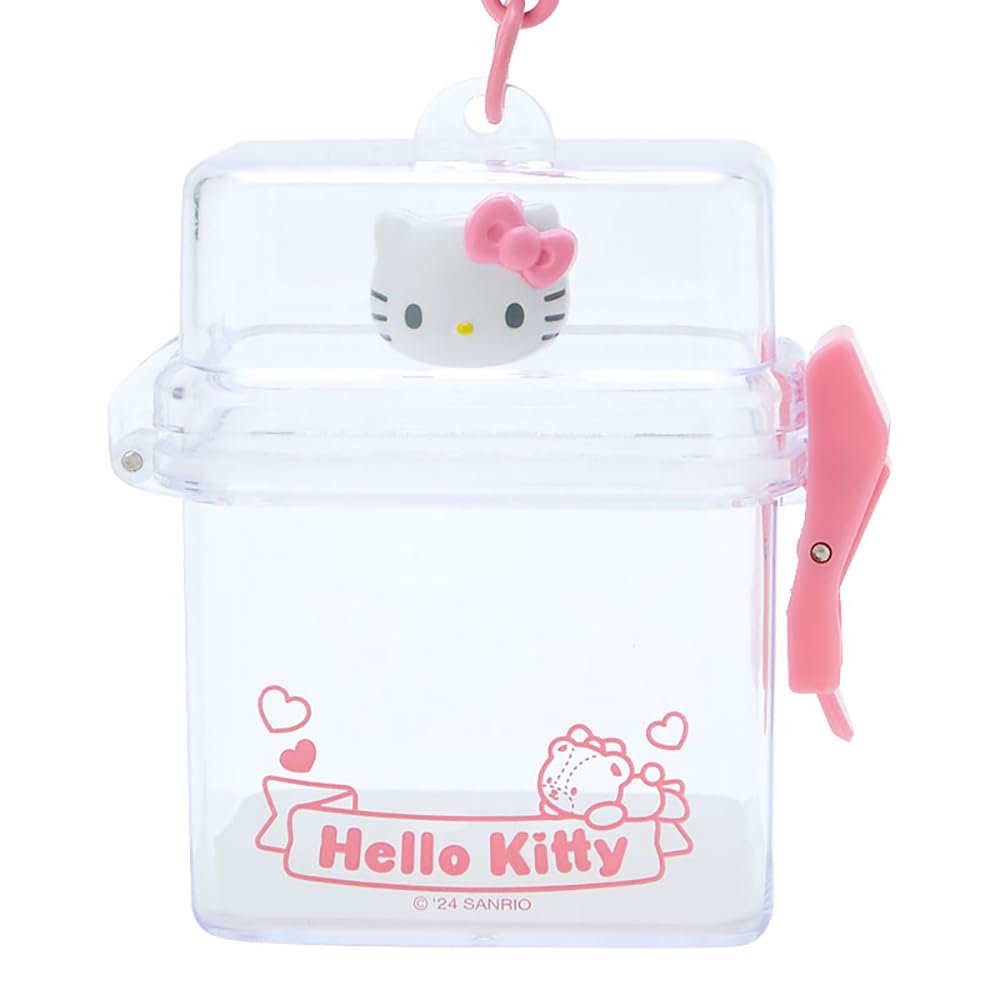 Sanrio Pitatto Friends Clear Hello 8 x 8 x 4 604348 (Мини) Чехол, Китти, см, Персонаж,