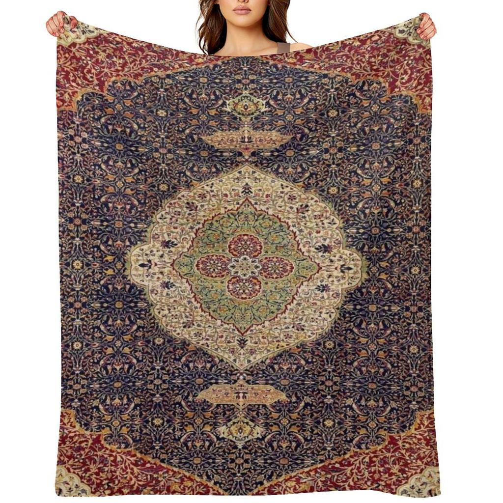 Винтажный Антикварный Персидский Ковер Плед Плед на диван Походные одеяла и Гигантские Диванные Одеяла