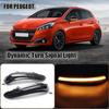 Динамический указатель поворота для Peugeot 208 2008 2012 2013 2014 2015 2016 2017 2018 Citroen C3 светодиодный индикатор бокового мигания